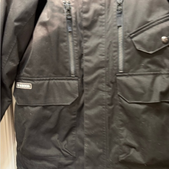 Burton The White Collection Men's Black Snowboard Jacket! EUC - Picture 2 of 7